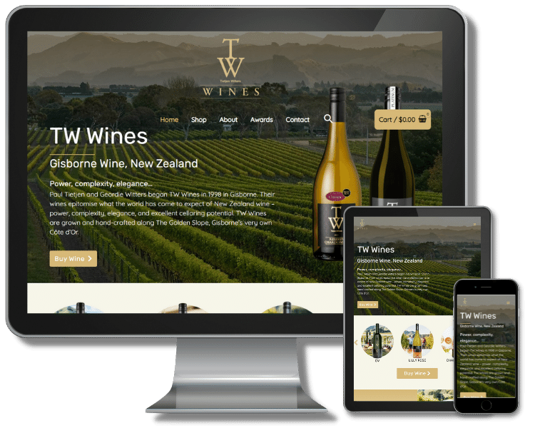 New Website Build - TW Wines