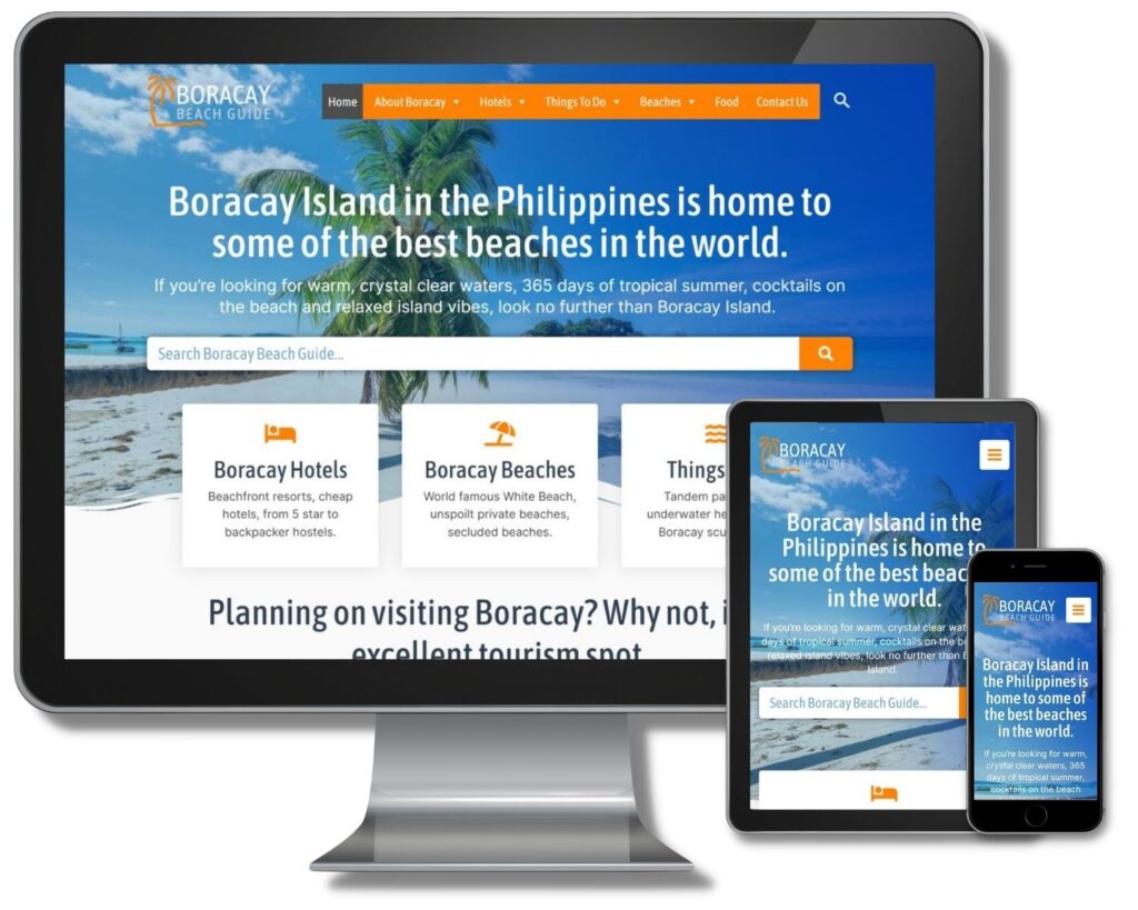 New Website Renovation - Boracay Beach Guide