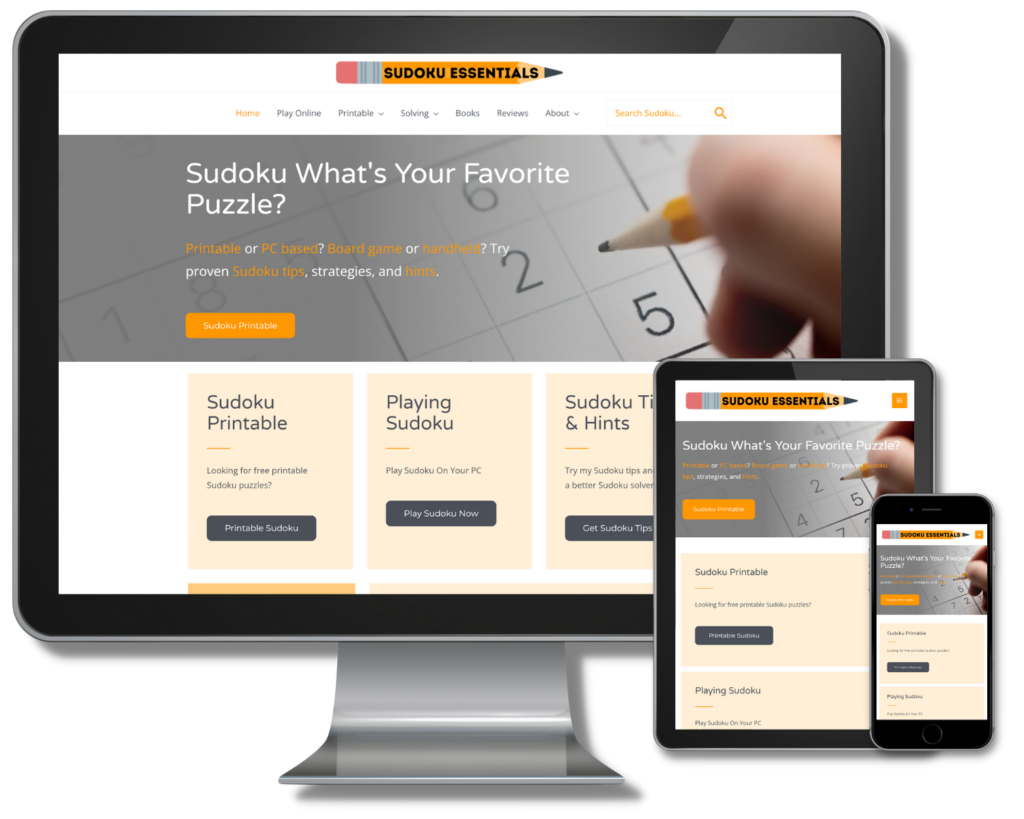 New Website Renovation - Sudoku Essentials